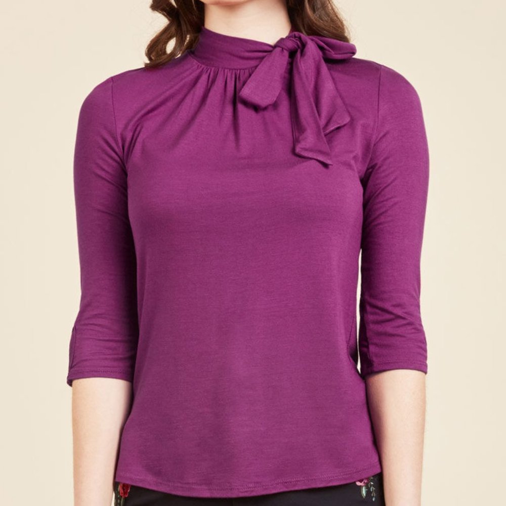 Modcloth/Fervour - Fashionable focus top - Magenta